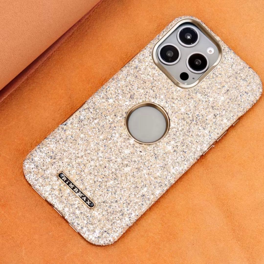 RYBMAX グリッター iPhone12proケース シルバー