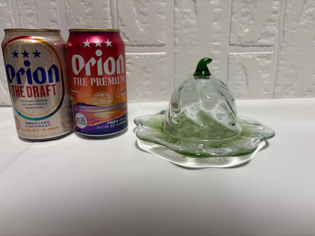 【稲嶺盛吉】琉球ガラス　皿①