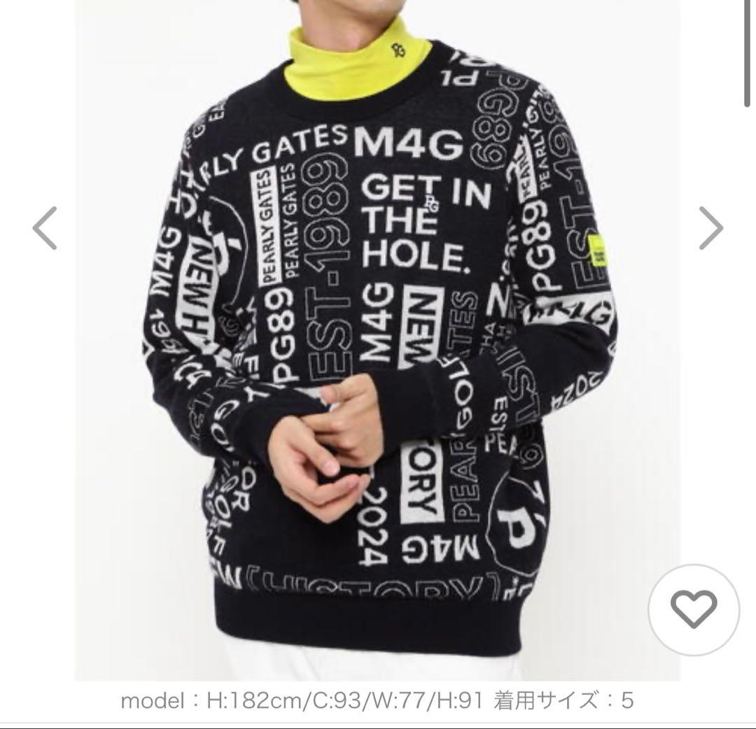 ♡*様 PEARLY GATES NewHistoryロゴ柄天竺×DIAPLEX