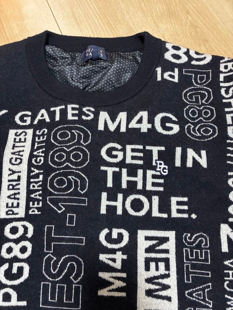 ♡*様 PEARLY GATES NewHistoryロゴ柄天竺×DIAPLEX