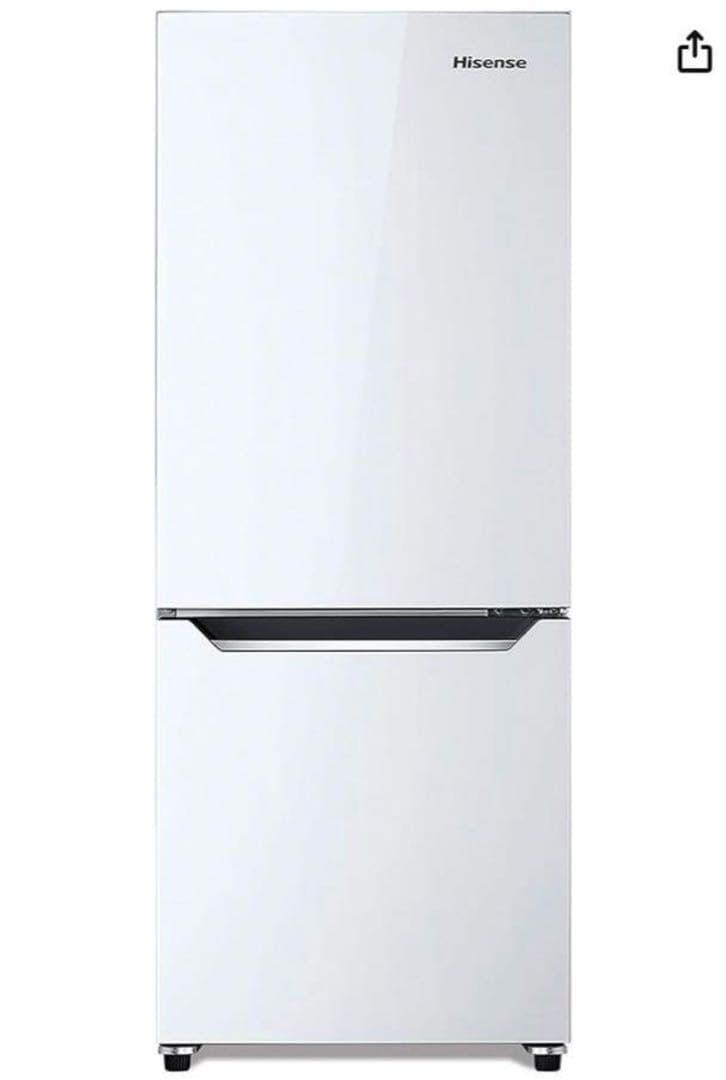 美品:送料込 HISENSE 150L_2ドア冷凍冷蔵庫 HR-D15A