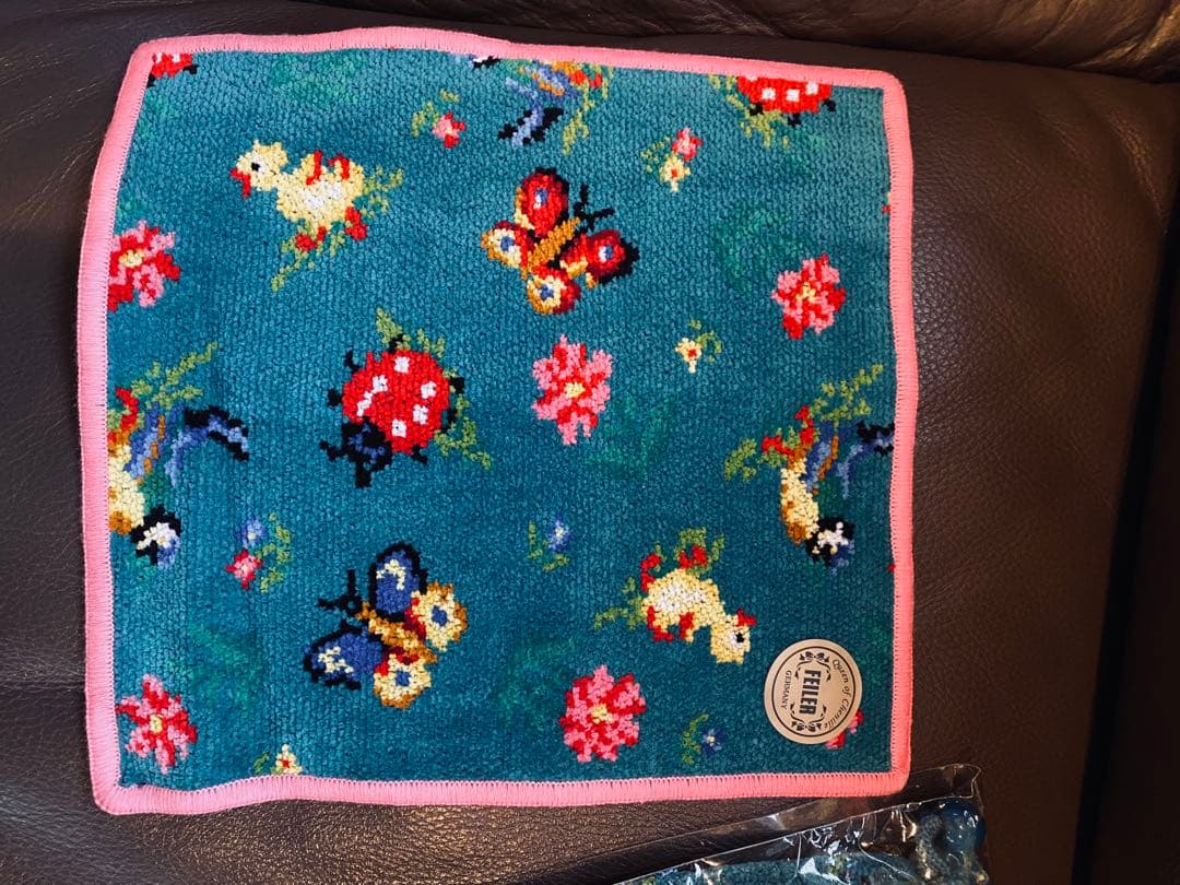 フェイラー　ハイジ柄 タオルハンカチと巾着