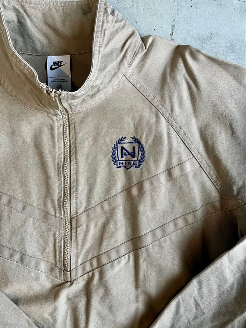 Nike ベージュ キャンバスジャケット
