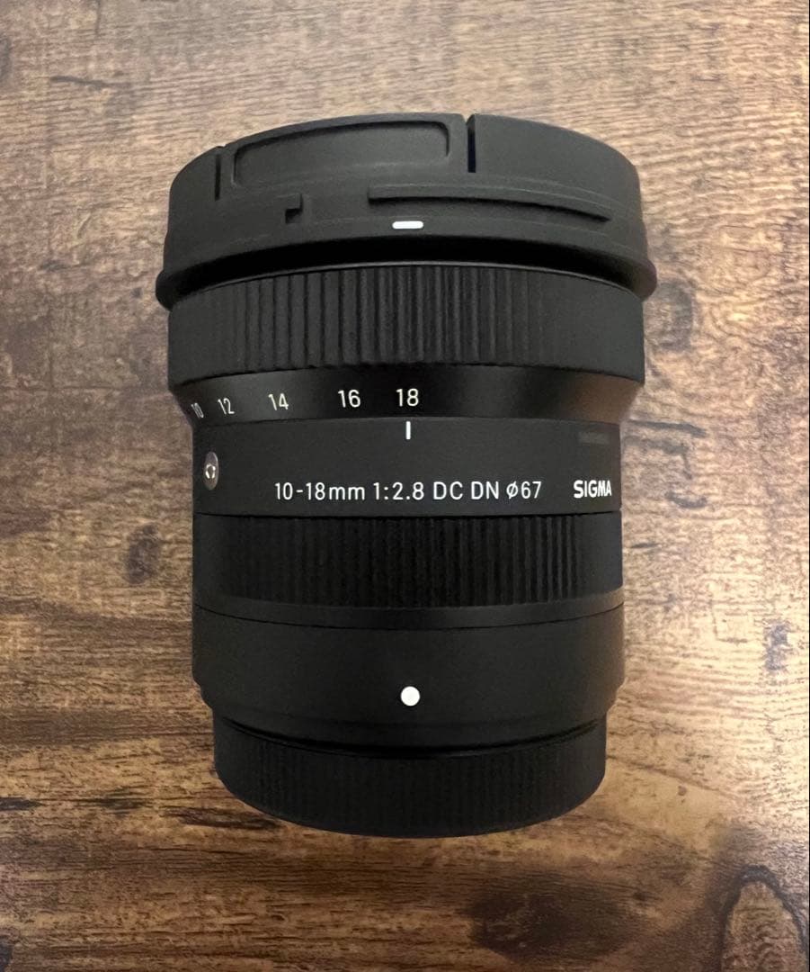 SIGMA 10-18mm F2.8 DC DN Xマウント　プロテクター付