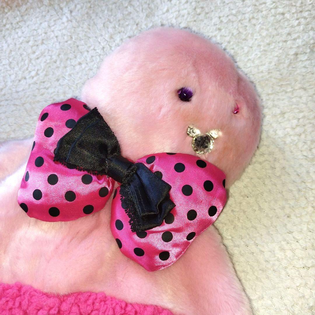 専用　ディズニー　ミニー　ファンキャップ　ピンク　水玉　リボン　パルパルーザ
