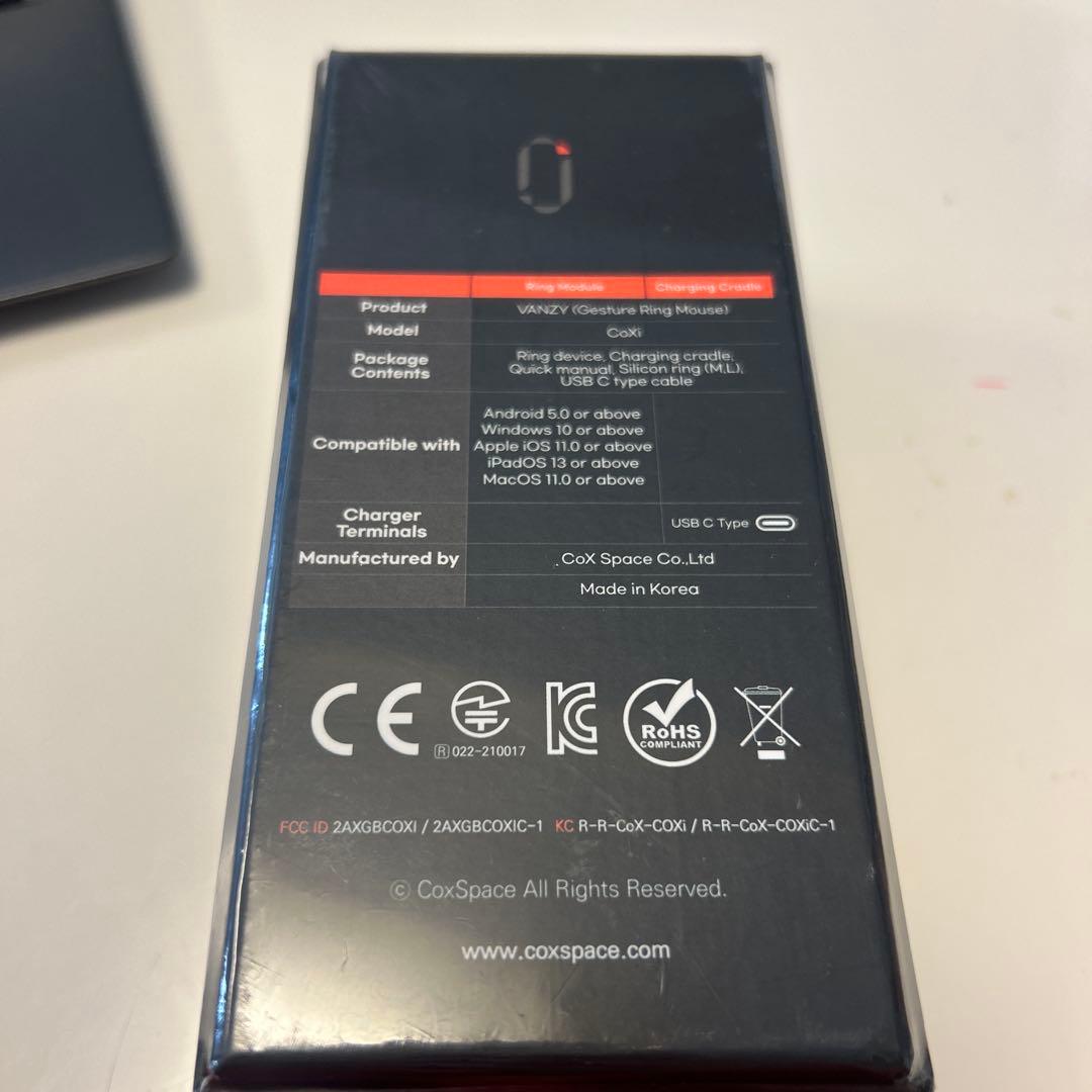 マウス・トラックボール VANZY Gesture Ring Mouse
