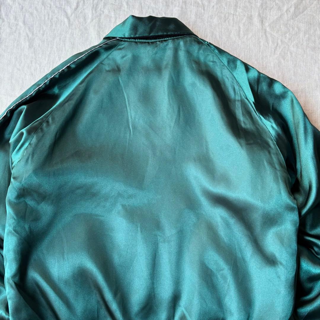 美品 テイラー東洋 襟付き リバーシブル 別珍 スカジャン 鷲&龍×無地マップ