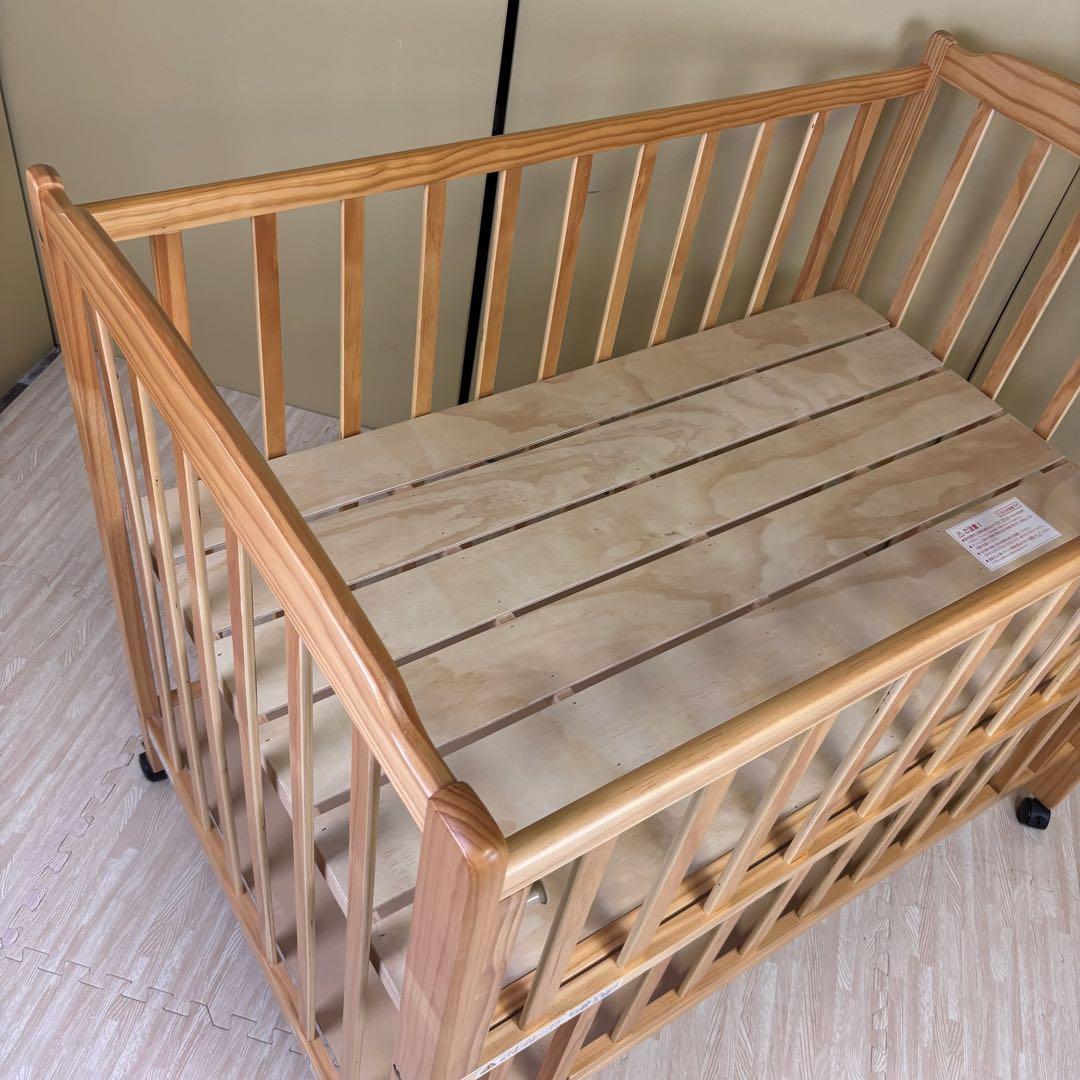 ☆除菌清掃済☆　☆美品☆　大和屋　ハイタイプ　すのこ床板　フロール　ナチュラル