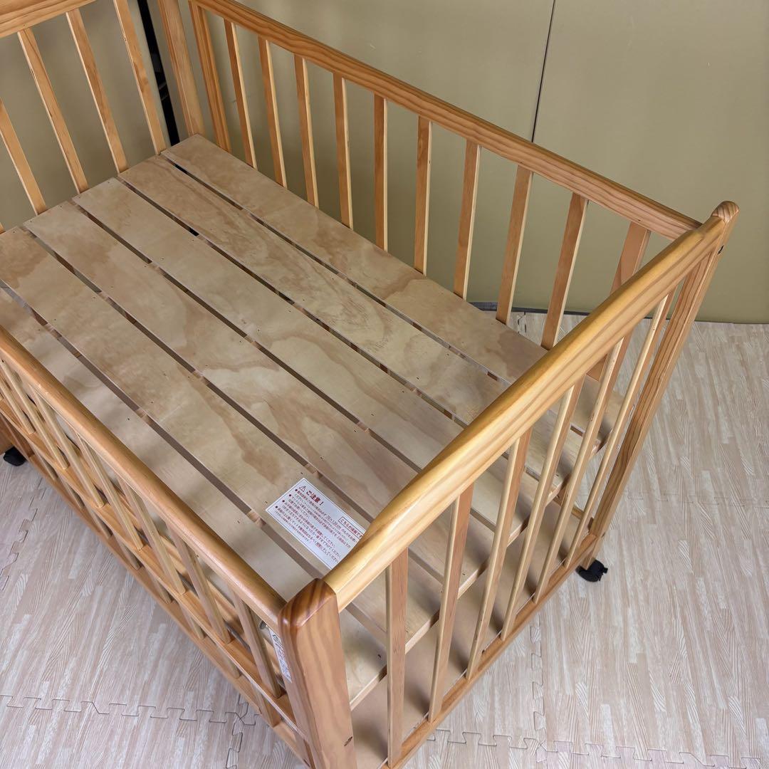 ☆除菌清掃済☆　☆美品☆　大和屋　ハイタイプ　すのこ床板　フロール　ナチュラル