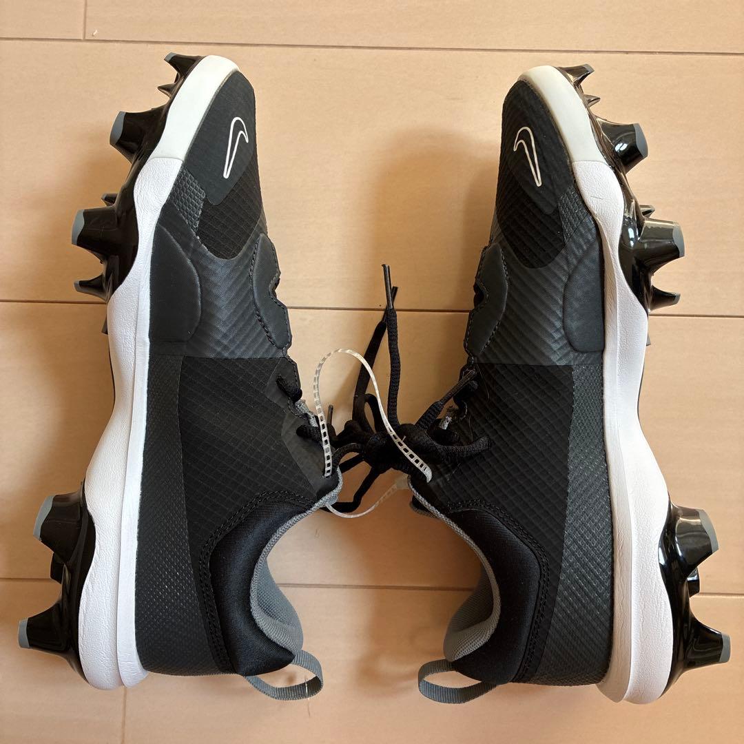 ★アイシールド22　Nike トラウト9 スパイク　ブラック/グレー