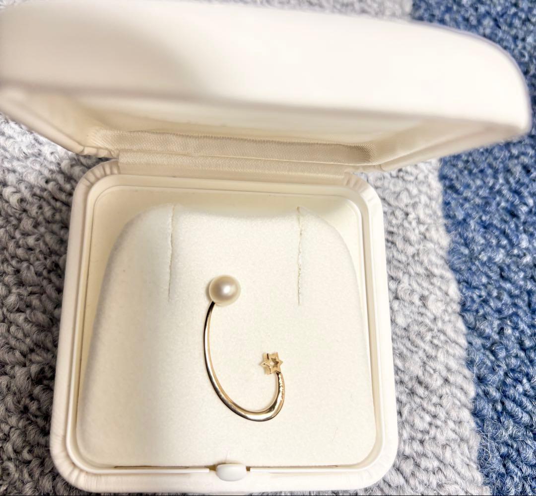 スタージュエリー パール　3way ピアス　k10 YG 10金