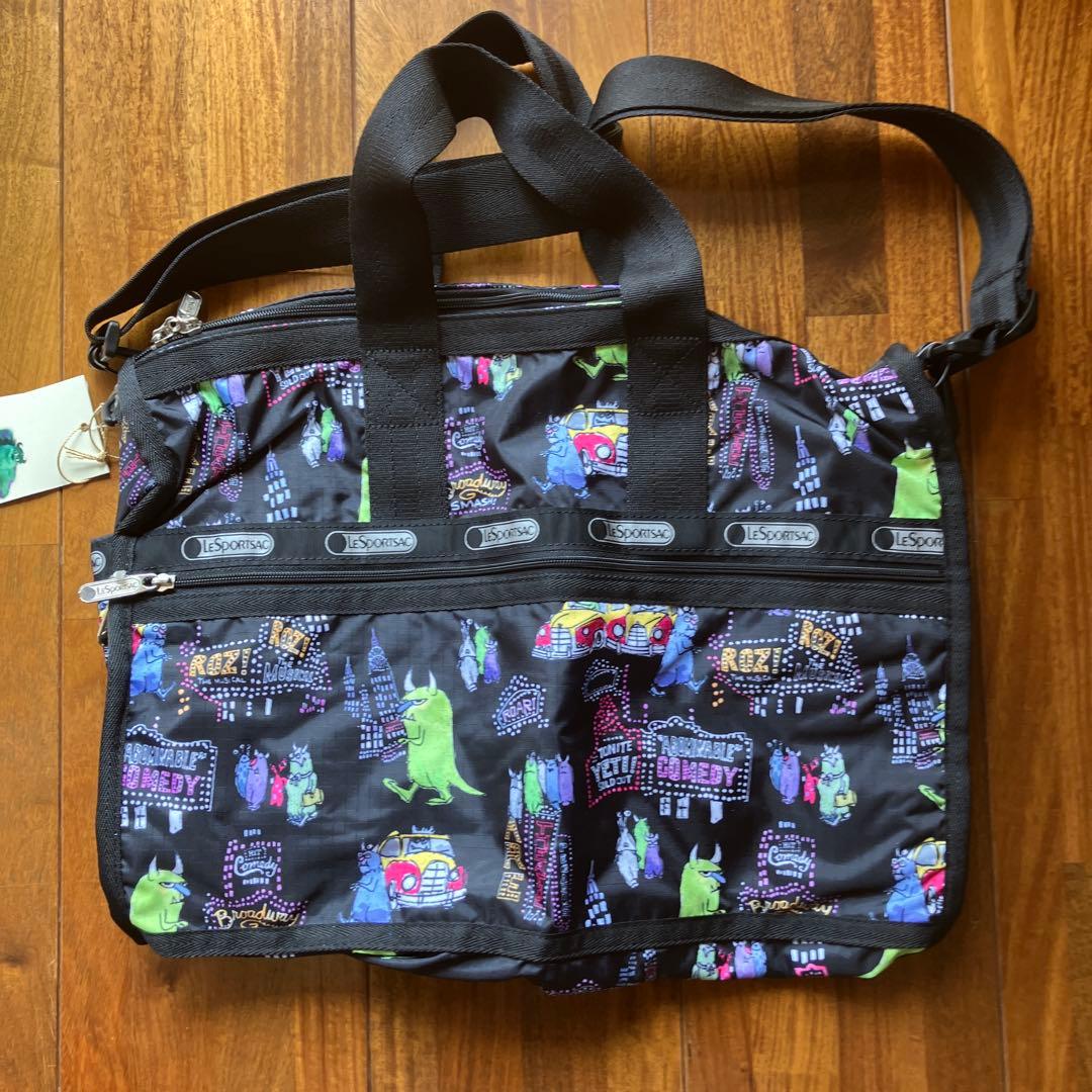 新品 レスポートサック ディズニー コラボ モンスターズ インク Medium