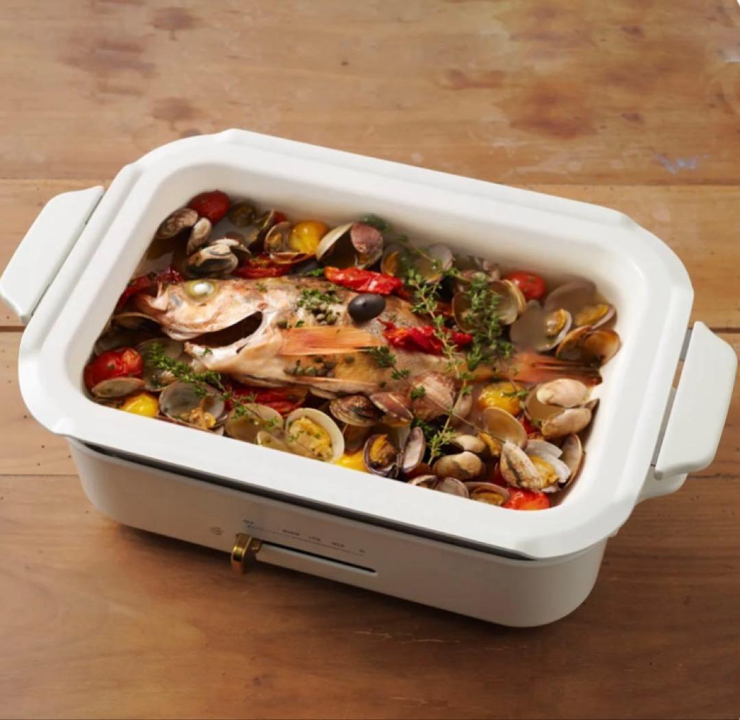 新品❗️BRUNO コンパクトホットプレート　テラコッタオレンジ BOE021