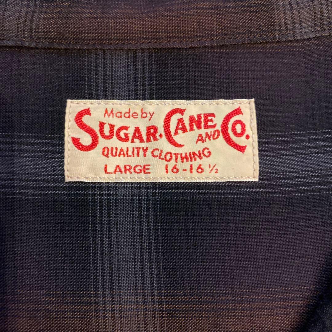 m*n様 SC29120 SUGAR CANE オンブレ チェックシャツ レーヨ