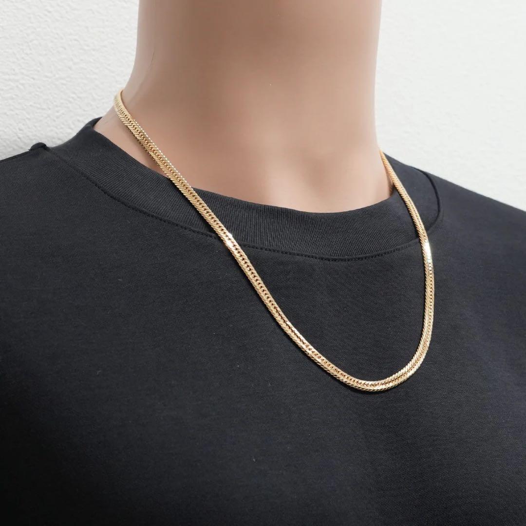 喜平 ネックレス K18 トリプル 12面 33.4g 55cm