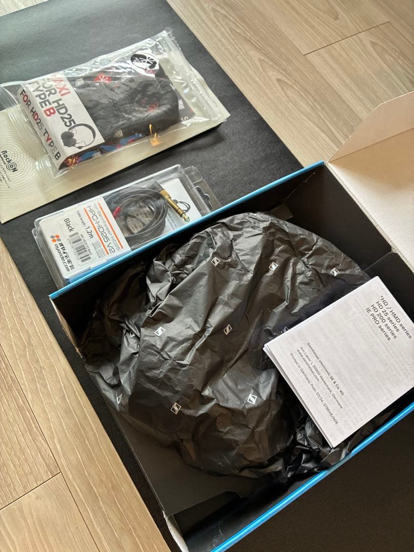 25/8/27購入 SENNHEISER HD25(YAXI、オヤイデ)カスタム