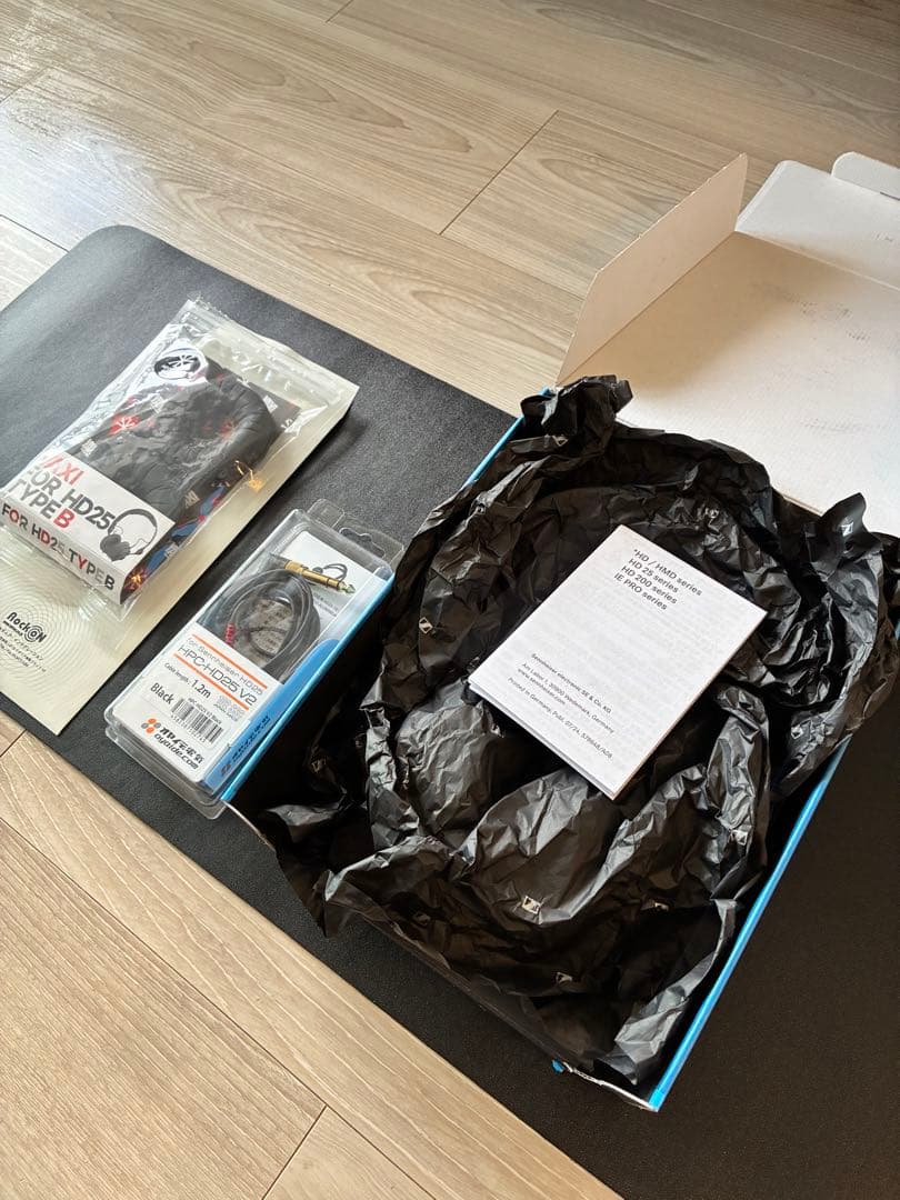 25/8/27購入 SENNHEISER HD25(YAXI、オヤイデ)カスタム