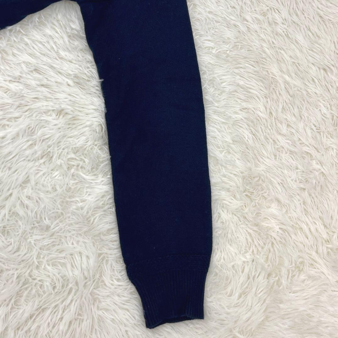 【美品】アナトミカ・長袖・ニット・セーター・US.NAVY・モックネック・M