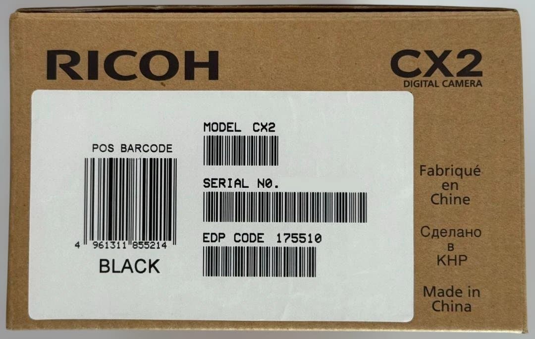 RICOH CX2 デジタルカメラ ブラック