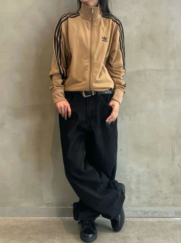 アディダス　adidas ジャージ ファイヤーバード トラックジャケット 茶　S