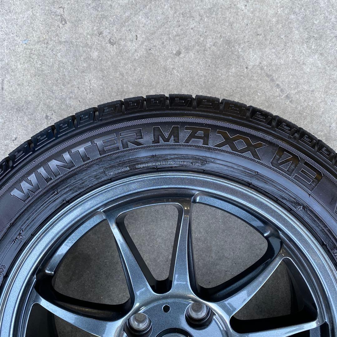 バリ溝ダンロップスタッドレスセット185/60R15 フィット