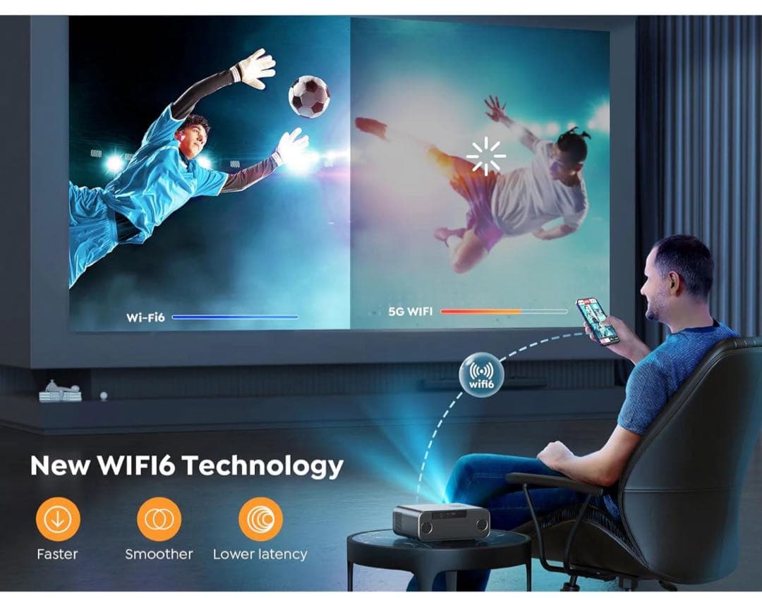 Yaber Pro V9 プロジェクター 本体 ガンメタ