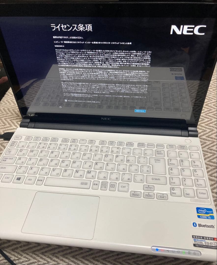 【値下げ】NEC ノートPC｜PC-LM550LS6W｜初期化済｜動作確認済