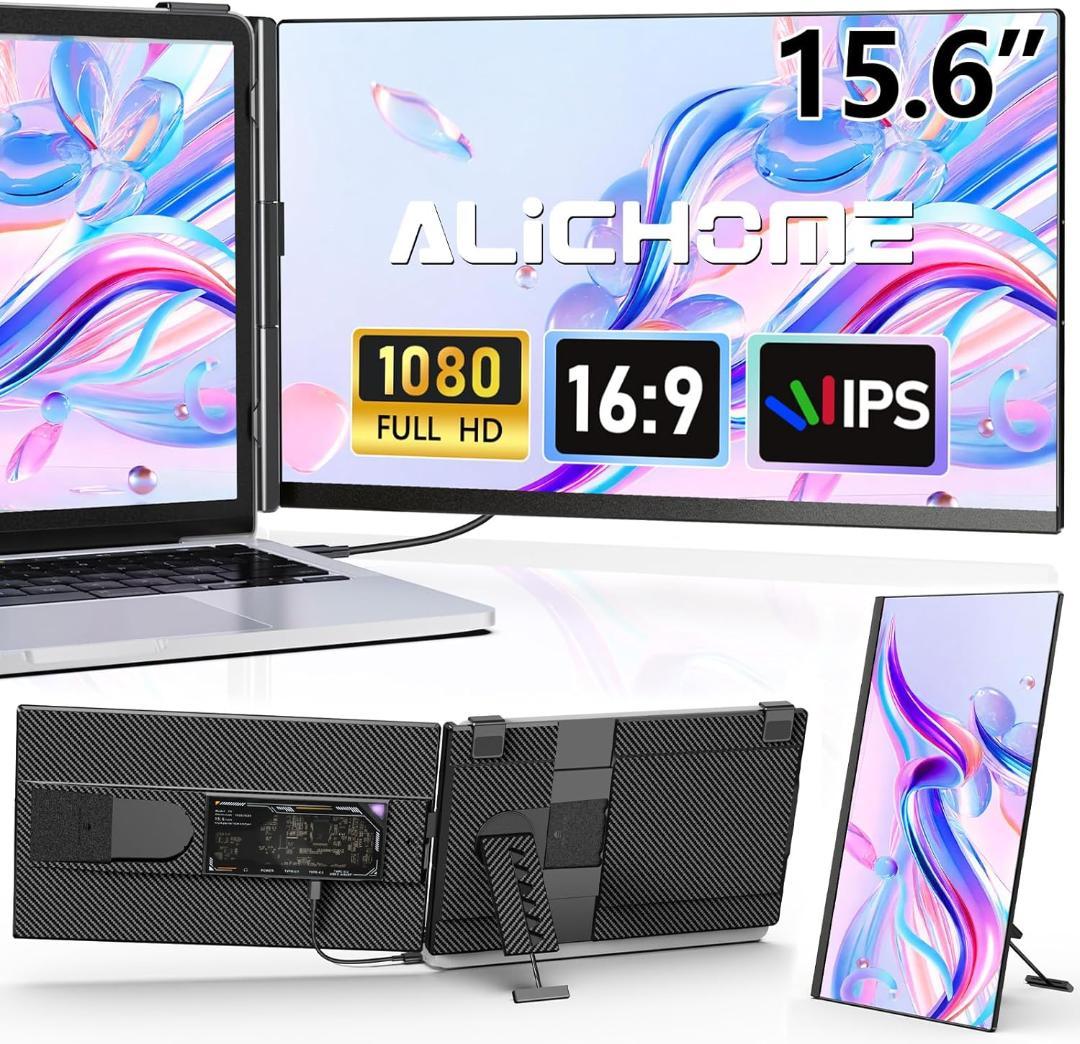 麻*紀様 P5 デュアルモニター 15.6インチ イ FHD 1080P ディス