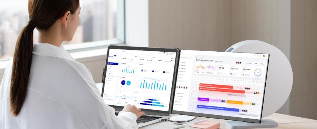 麻*紀様 P5 デュアルモニター 15.6インチ イ FHD 1080P ディス