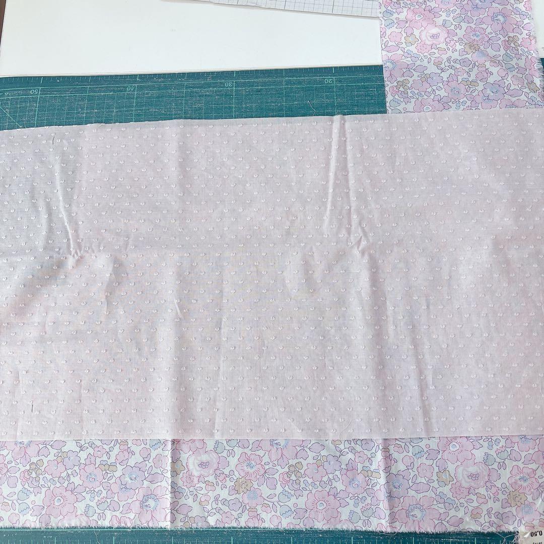 airarich　ヌビ　ハートキルト　レッスンバッグ　給食袋