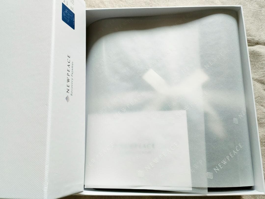 ニューピース リカバリーパジャマセット(ロング) M・ ネイビー