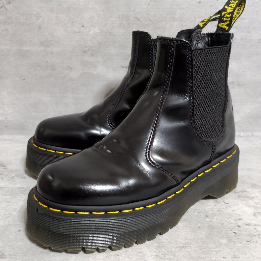 美品✨【ドクターマーチン】2976 QUAD☆サイドゴアブーツ☆厚底☆UK4
