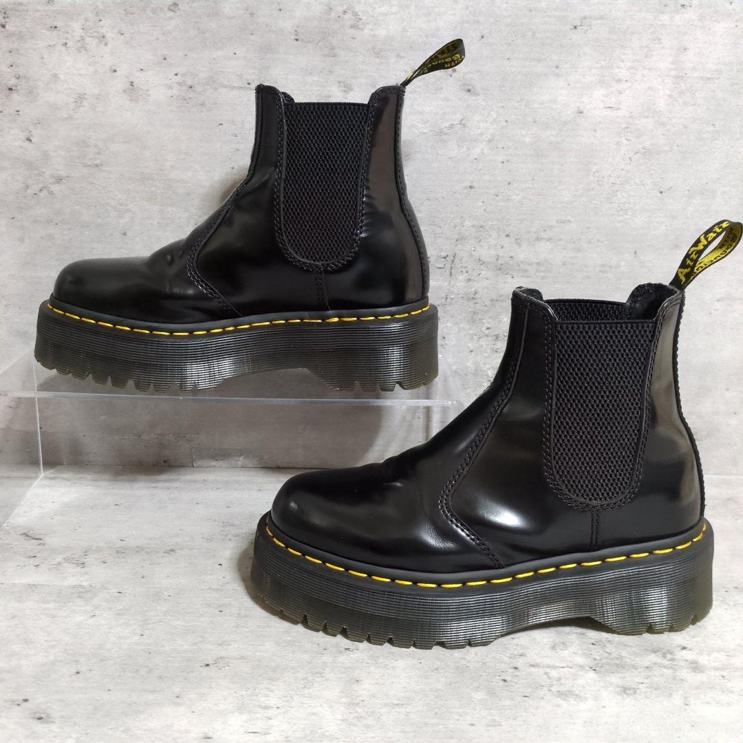 美品✨【ドクターマーチン】2976 QUAD☆サイドゴアブーツ☆厚底☆UK4