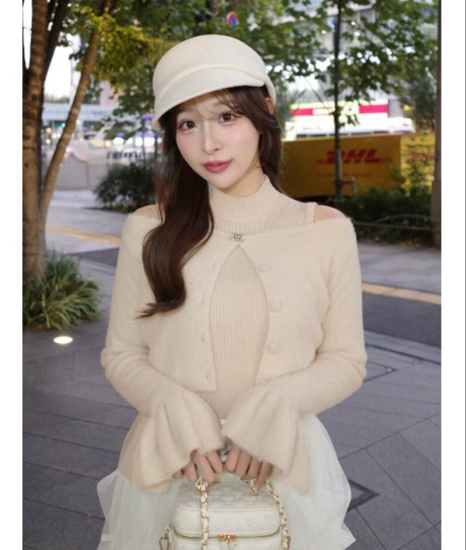 Darich アンサンブルシャギーニットトップス IVO