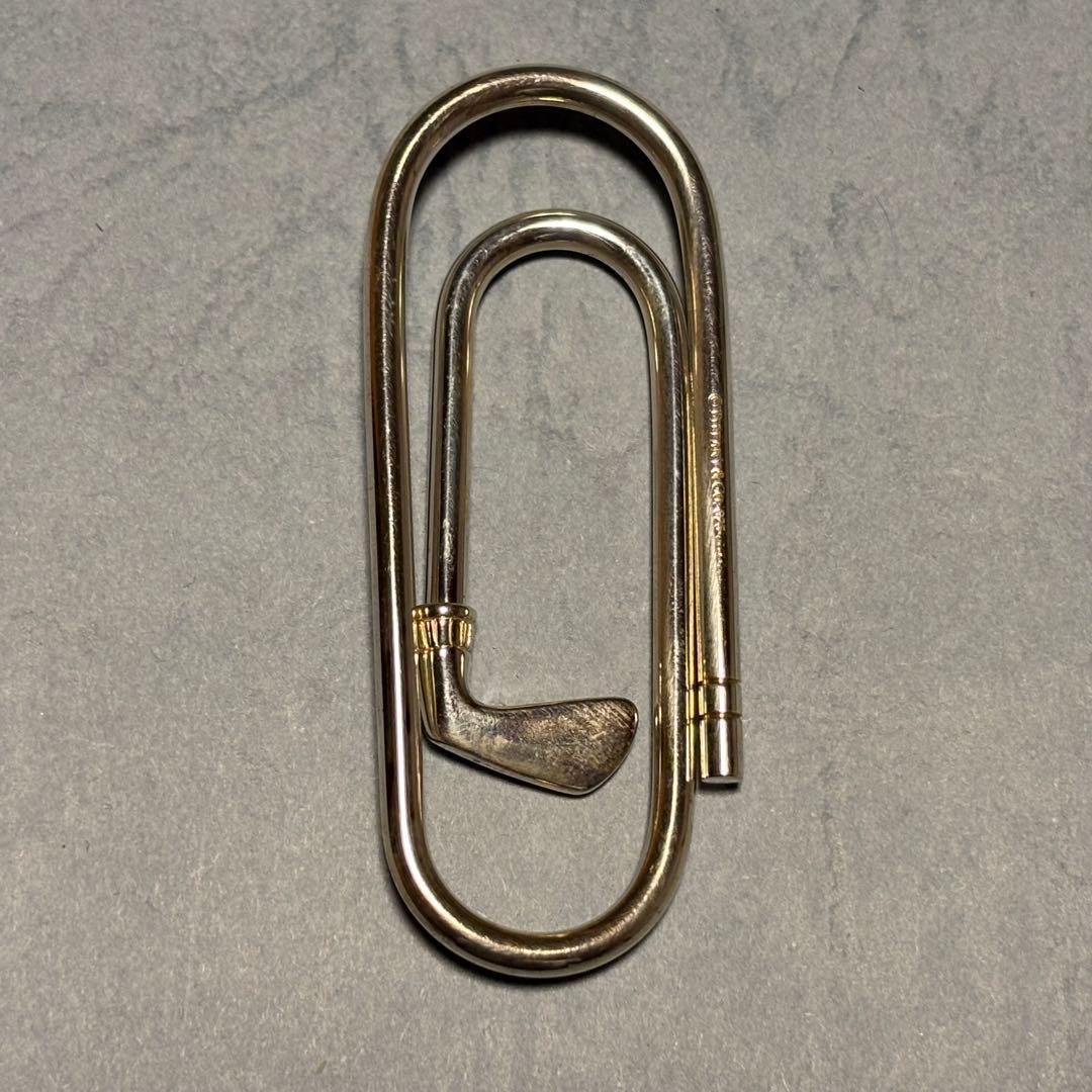 TIFFANY　ティファニー　マネークリップ　ゴルフクラブ型　シルバー