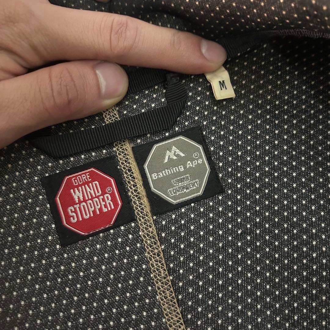 90s A BATHING APE ボア フリースジャケット ウィンドストッパー