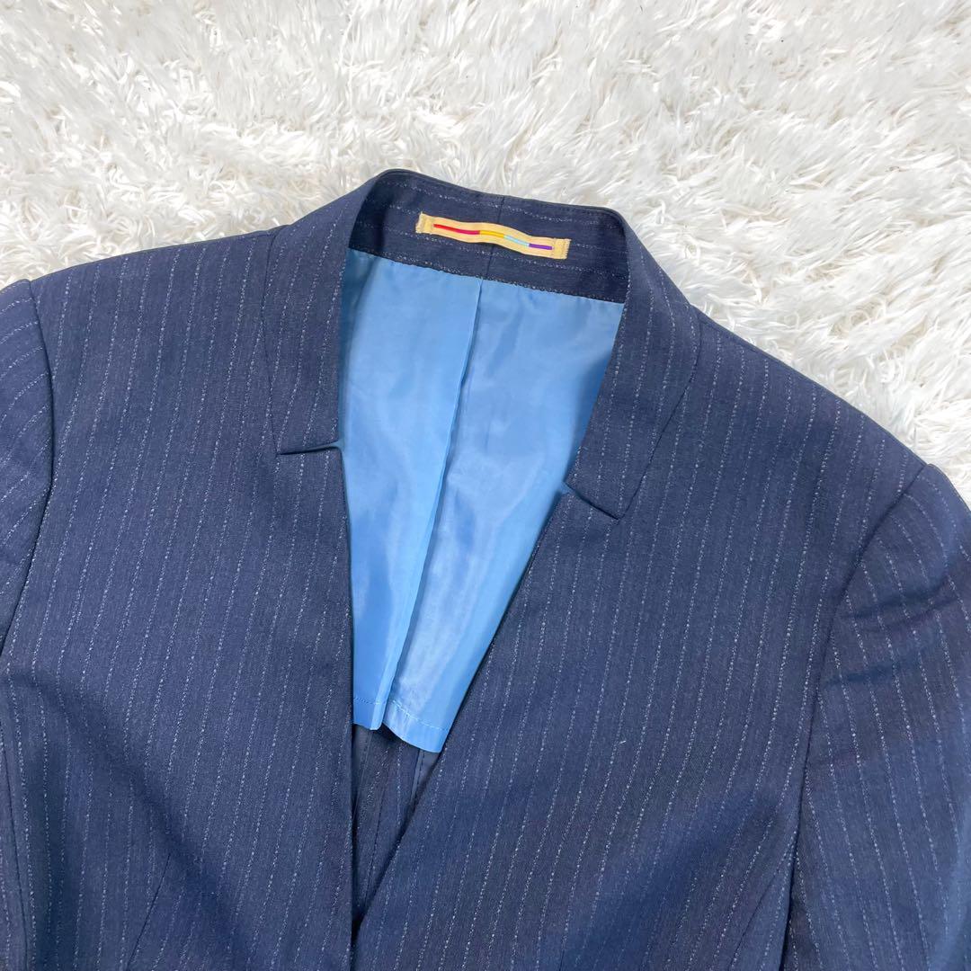 オリヒカ ライム ノーカラー パンツ スーツ セットアップ 洗える 近年モデル