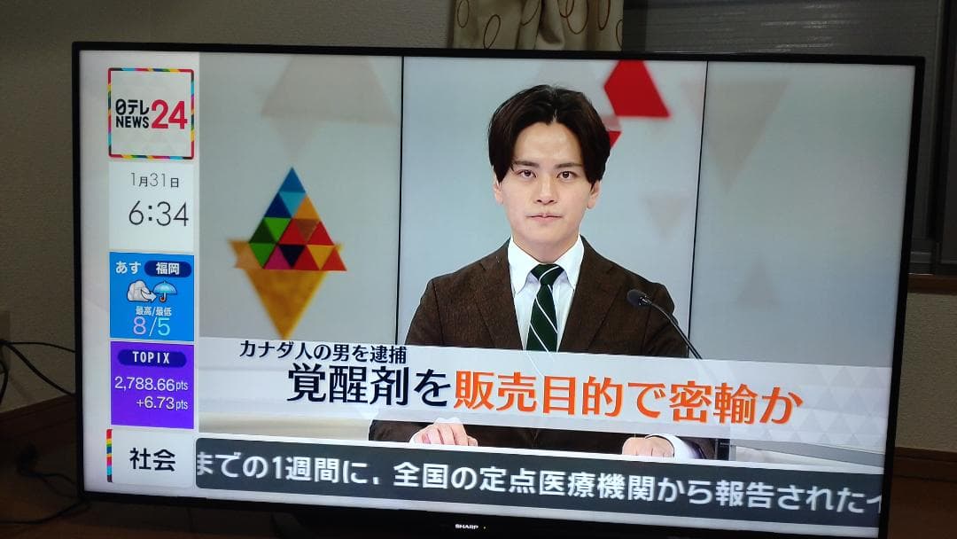 送料込み！シャープ　AQUOS　50インチ　 液晶テレビ　LC-50U45