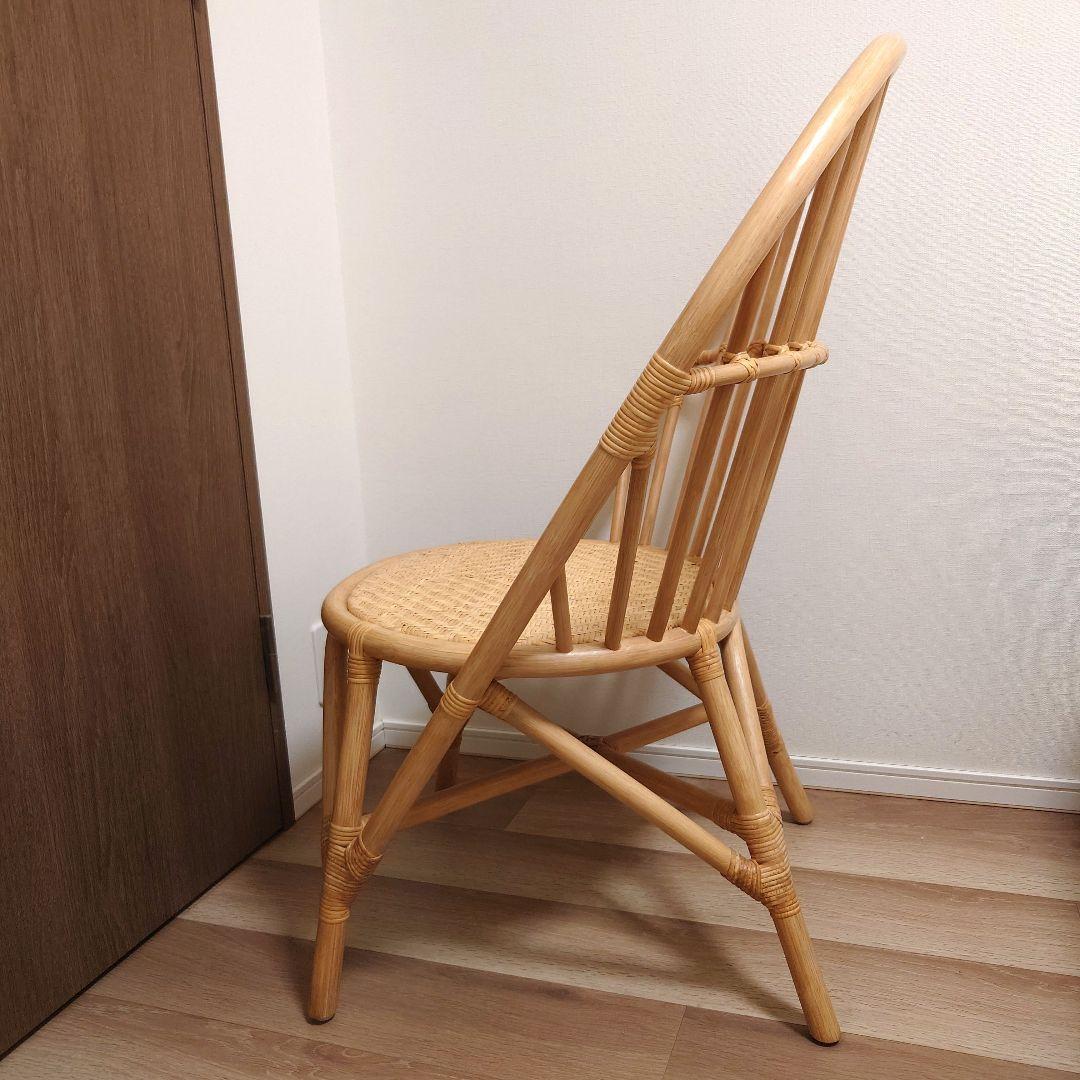 【そらの】TOU　WR　サイドチェア　ラタン　チェア　1脚