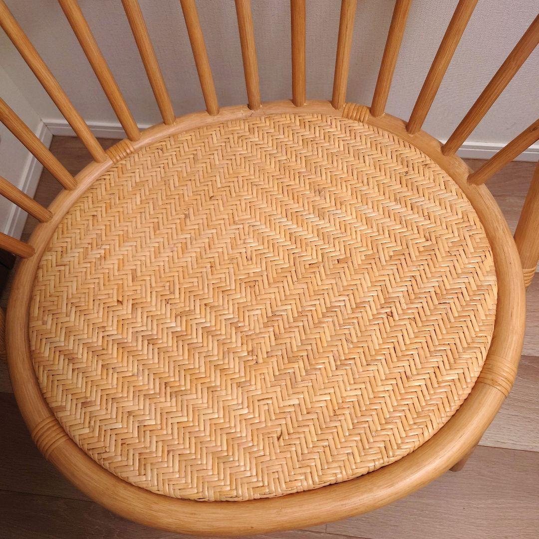 【そらの】TOU　WR　サイドチェア　ラタン　チェア　1脚