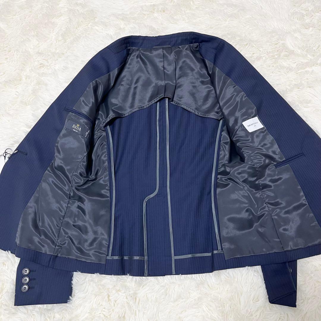 【新品タグ付き】ザスーツカンパニー　パンツスーツ　REDA super110