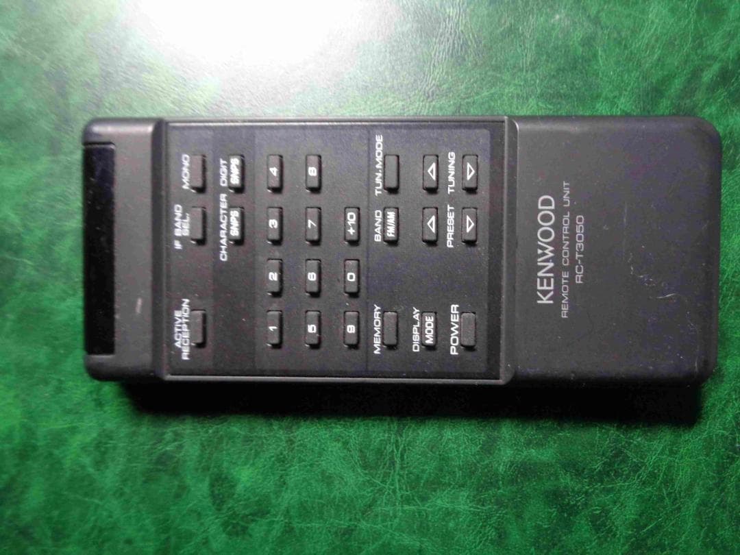 値下げ！ケンウッド FM/AMチューナーKT-3050 リモコン付き（ジャンク）