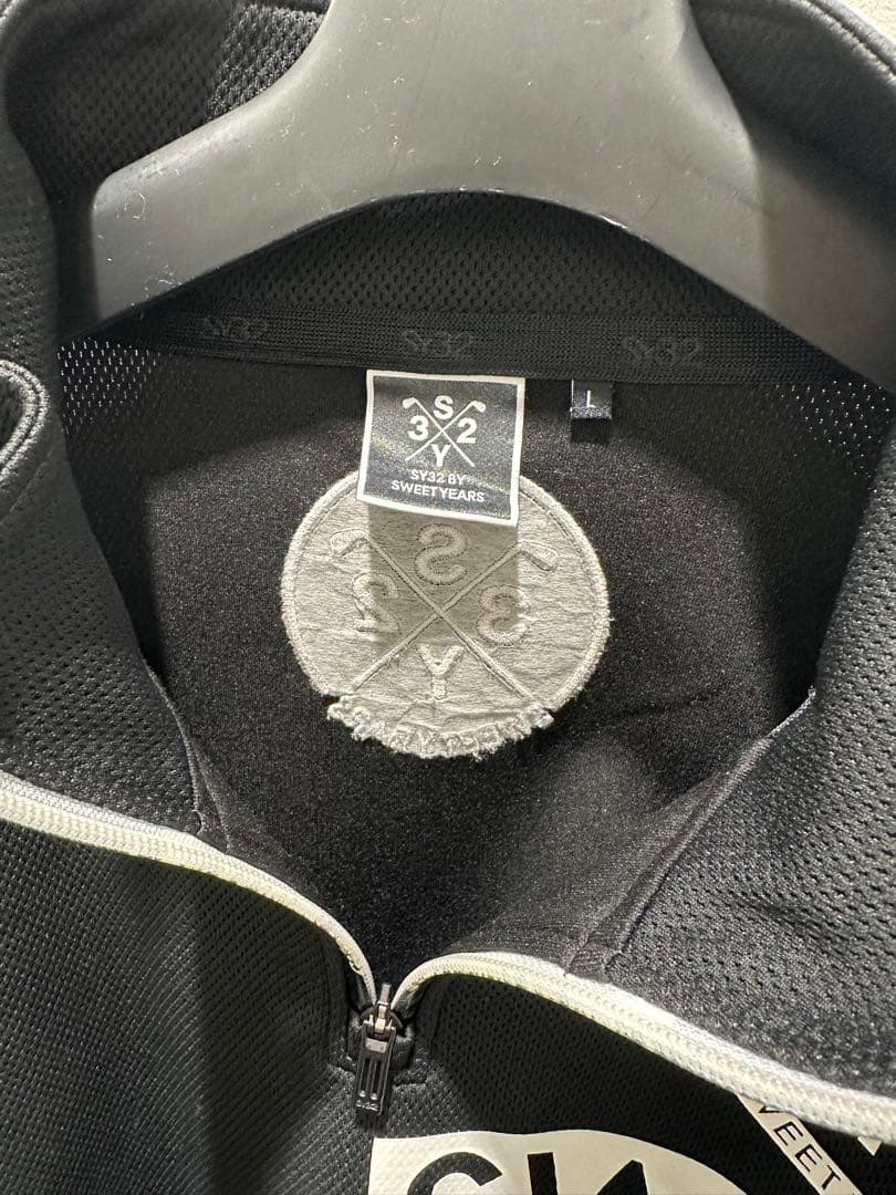 SY32ゴルフ⛳️ダブルラッセルハーフジップ　メンズサイズL