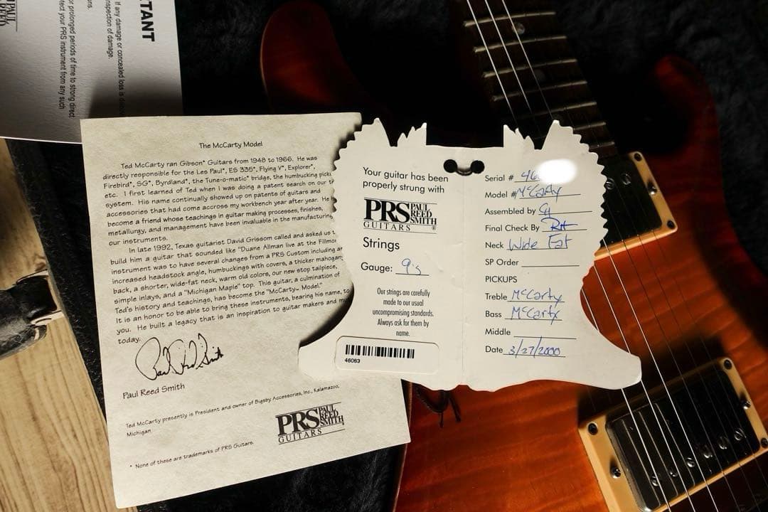 PRS Mccarty moon Inlay 2000年製　ポールリードスミス