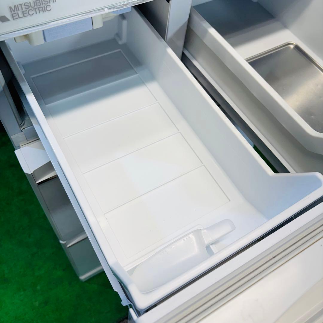 三菱電機 455L 冷蔵庫 大容量 ガラス面 タッチパネル【地域限定配送無料】
