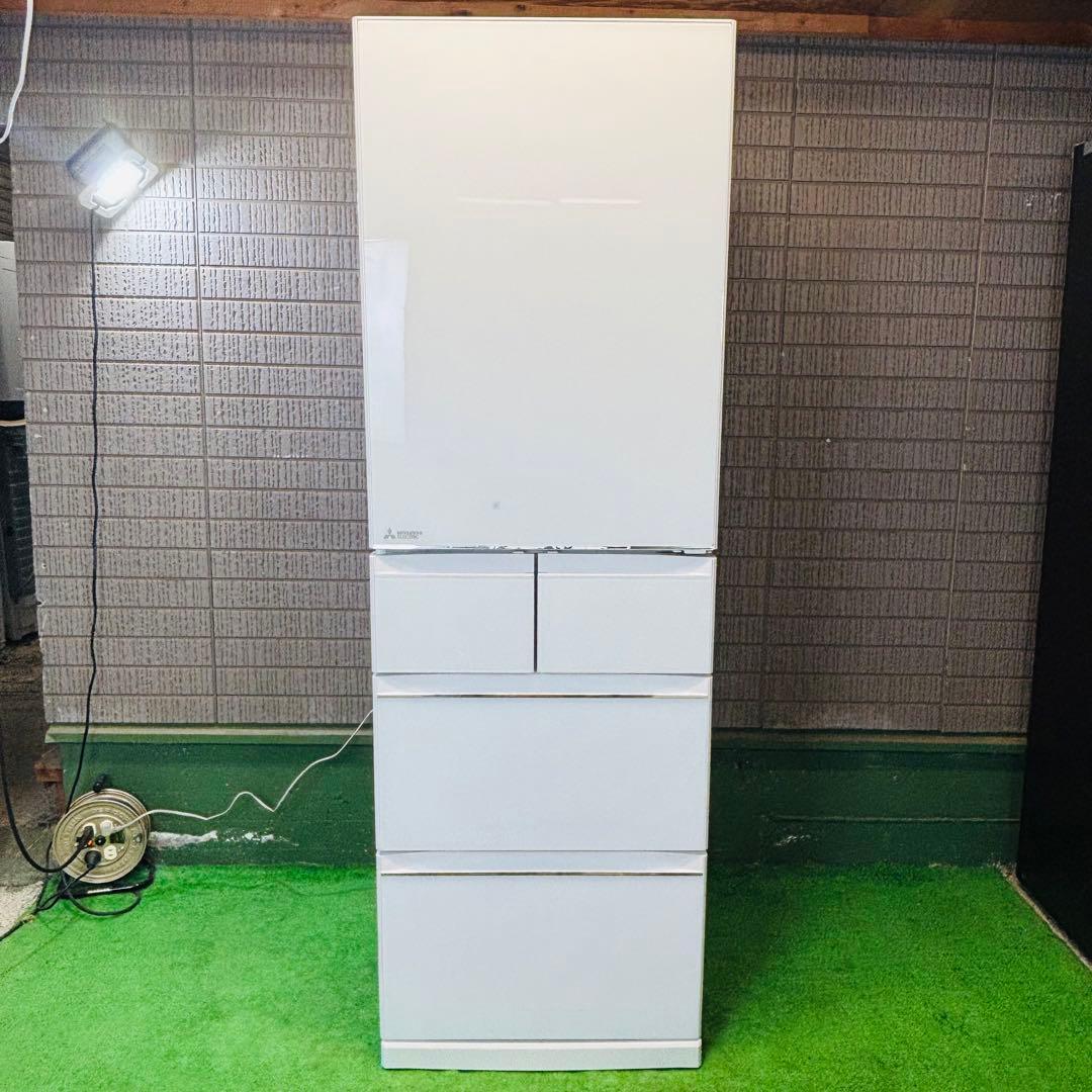 三菱電機 455L 冷蔵庫 大容量 ガラス面 タッチパネル【地域限定配送無料】