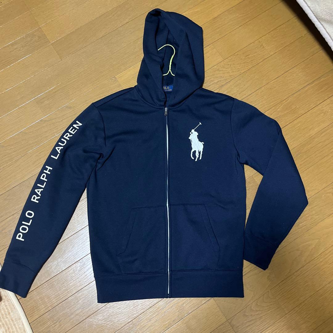 希少サイズ ポロラルフローレン 短丈ビッグポニーパーカー y2k