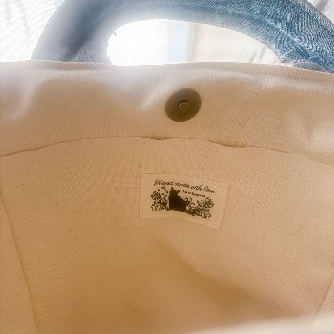 牡*❁様 コヤンイサムチョン　トートバッグ　ルミちゃん　ハンドメイド　デニム