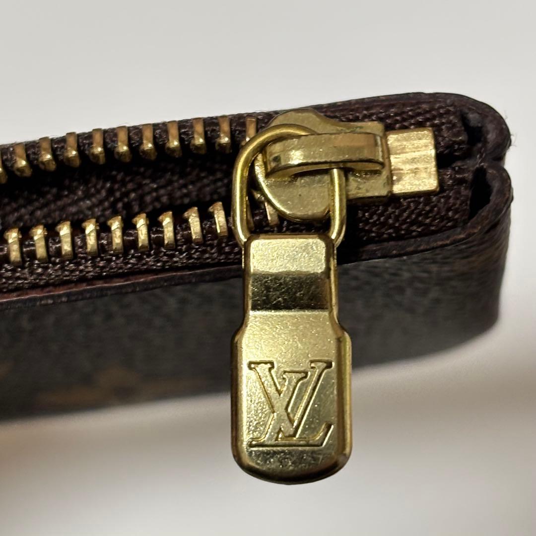 【美品】ルイヴィトン モノグラム ポシェットクレ ケース M62650