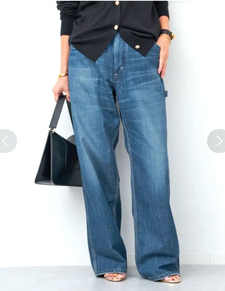 ★裾上げ Deuxieme Classe Lee 別注 ペインターデニム 34